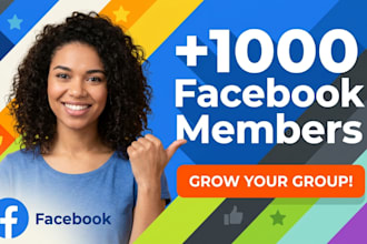 provide you 1000 facebook members fast