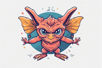 design a cartoon or mascot logo design