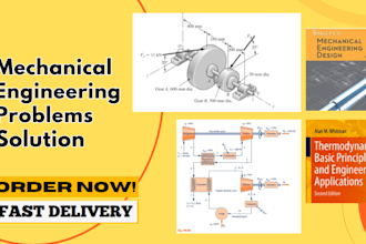 solve mechanical engineering subject problems