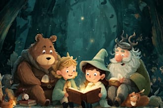 draw children book illustrations