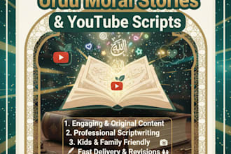 write engaging urdu moral stories and scripts