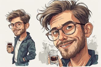 create cartoon caricature avatar from photo