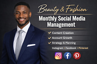 be your beauty fashion and apparel monthly social media management