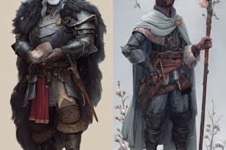 dnd character art and dnd character art
