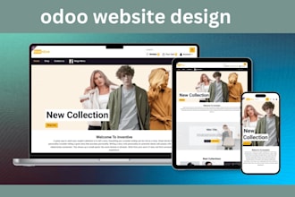 design or redesign odoo website odoo development odoo ecommerce, modules setup