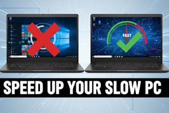 speed up your slow PC or laptop and boost performance
