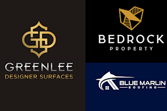 design real estate logo, property, construction, engineering, housing society