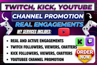 do twitch affiliate marketing kick channel promotion for real engagements