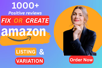 manage amazon listing creation and optimization