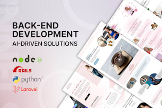 develop custom backend, API, ai integration, and database architecture