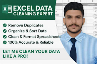 clean , format , marge , split excel data