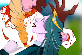 create digital illustration  to any project