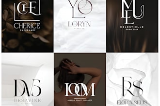 do makeup, beauty, skincare, cosmetic, hair salon spa logo design