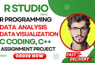 r coding and programming, r studio, python jupyter notebook, excel tasks