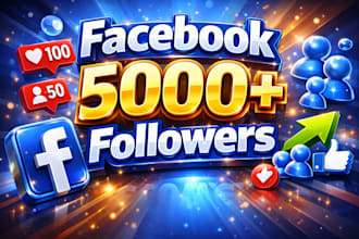 buy 5000 super fast facebook followers