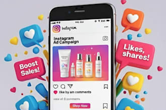 design high converting instagram story ads and professional feed posts