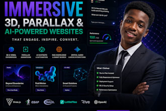 do 3d, immersive, parallax websites