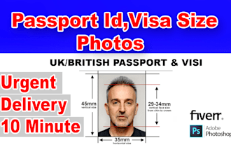 make passport and visa photo with correct size,  background change