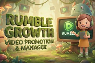 organic promotion, rumble video promotion, rumble growth manager