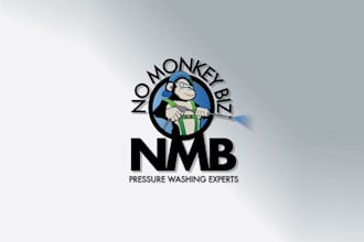create a premium cleaning services logo