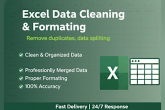 clean format split merge and organize excel data professionally