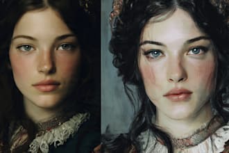 do realistic or fantasy portrait