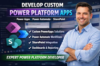 develop power platform custom microsoft powerapps power automate apps sharepoint