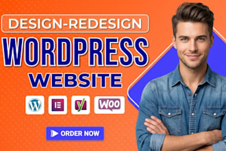 rebuild redesign wordpress website design clone wordpress bussiness website