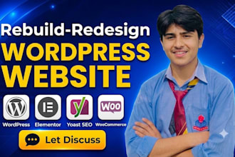 rebuild redesign wordpress website design,clone wordpress bussiness website