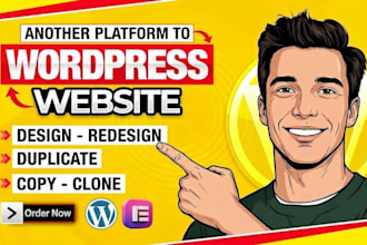 rebuild redesign wordpress website design clone wordpress bussiness website