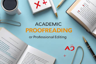 proofread academic documentation for better readability