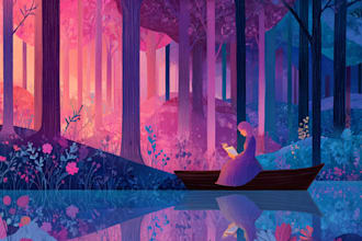 draw fairy tale illustrations for book stories
