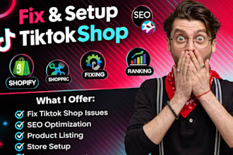 fix tik tok shop manage shopify marketing setup tiktok shop tiktok shop ads