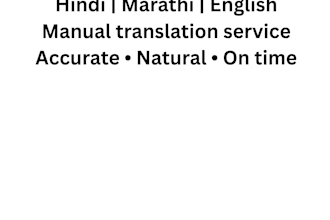do accurate english hindi marathi translation