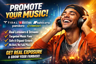 do tidal beatstar promotion pandora bandcamp music to organic listeners beatport