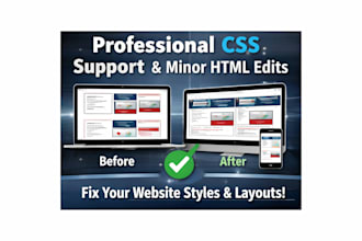 fix CSS issues, improve styling, and do minor HTML changes