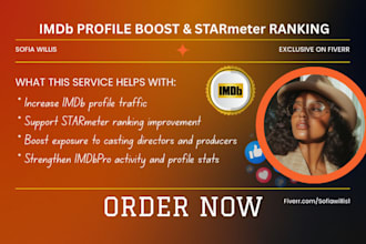 promote your imdb profile and increase starmeter rank