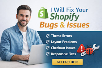 fix shopify checkout errors bugs and payment issues fast