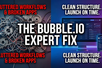 bubble io website build bubble app bubble developer mvp bubble saas bubble ai