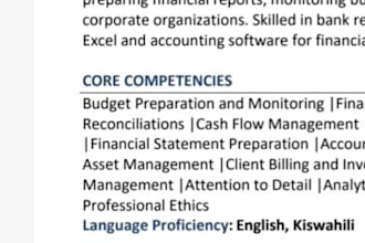 craft a professional resume at an affordable price