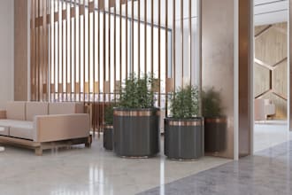 design your front office, lobby, showroom, and reception area