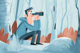 draw a cartoon illustration