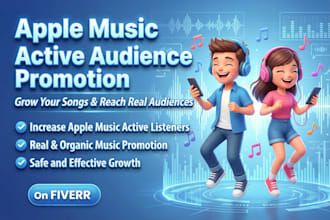 play and promote your music on apple music active audience