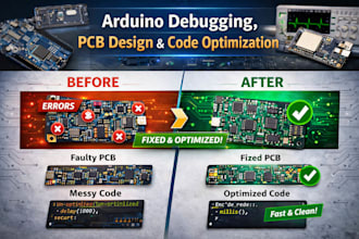 program, fix and debug your arduino stm esp32 or embedded system firmware code