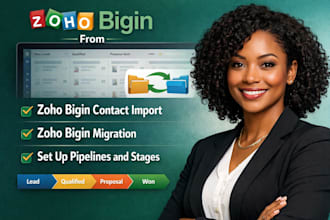 migrate your business to zoho bigin contacts, deals and data from any CRM