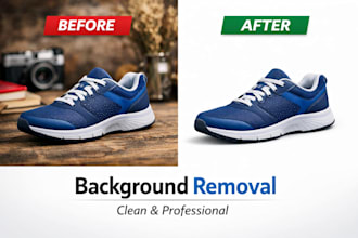 do professional background removal for amazon products