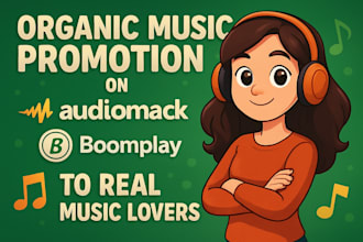 organic music promotion on audiomack and boomplay to real music lovers