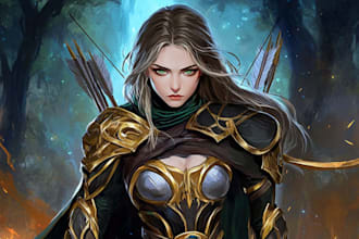 design dnd character art and dnd character art