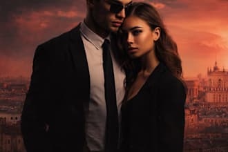 design nsfw mafia dark fiction romance fantasy character erotic book cover art