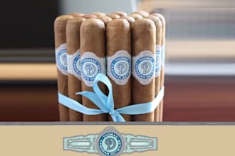 do modern cigar label, cigar band, cigar logo and cigar box design